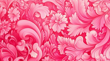 Wall Mural - pink pattern 