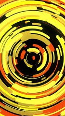 Aufkleber - Abstract rotating glowing lines, 3d colorful background. Animation. Many narrow lines moving fast in a circle and forming a swirl.