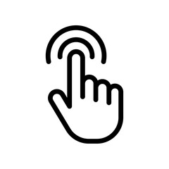 Wall Mural - Click hand cursor icon