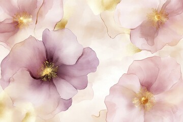 Canvas Print - In watercolor style, this spring floral design is suitable for cover, wall art, invitations, fabrics, posters, and canvas prints. Stock photos.