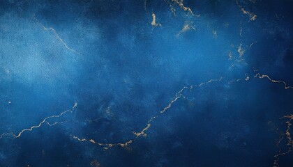 Poster - Deep Textured Blue Canvas with Subtle Gradient of Light and Shadow, Evoking a Calm Ocean Depth or Night Sky, Ideal for Background Use in Artistic, Creative, and Commercial Designs