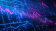 © Tackey - Abstract digital graph with vibrant colors representing statistical data and trends.
