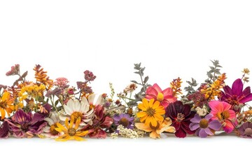 Wall Mural - Colorful autumn floral arrangement