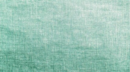 Poster - Pastel mint green cotton linen texture background in a panoramic view
