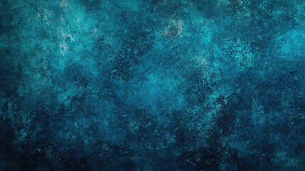 Poster - Abstract dark aquamarine turquoise textured concrete background showcasing a modern color trend
