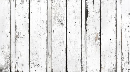 Weathered white wooden texture with a bright light grunge effect showcasing a rustic and shabby background in a panoramic view