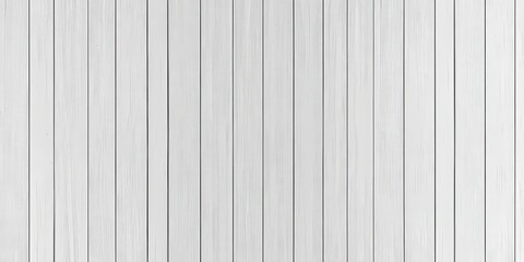 Poster - White Wooden Planks Texture for Background Use