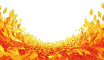 Poster - There are orange sparks rising from fire, and fire particles are falling