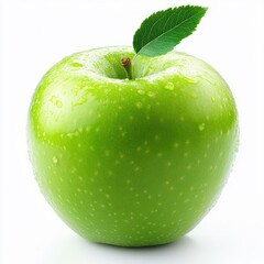 Sticker - Real green apple fruit fresh produce.