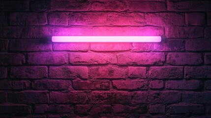 Poster - Neon Sign on Brick Wall