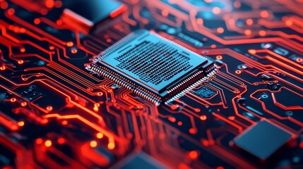 Poster - High-Tech hardware concept for creating the processor of the future