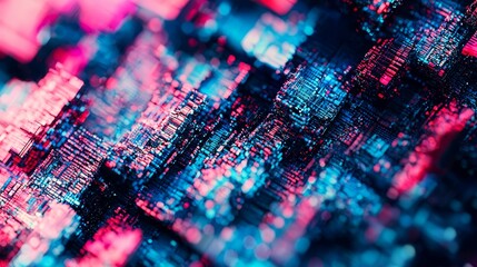 Poster - A digital pixel noise glitch background was designed, resulting in TV damage caused by error video.