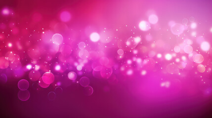 Wall Mural - Blur bookeh colorful lights or flashes on a vivid magenta color background