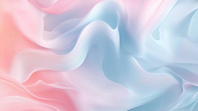 Abstract art pattern with flowing shapes in pastel colors, soft and dreamy feel with plenty of copy space.
