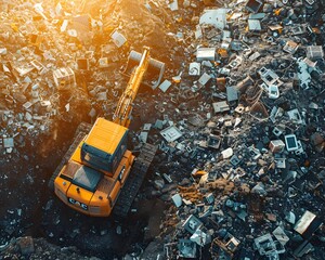 Futuristic urban mining recovering valuable metals from electronic waste