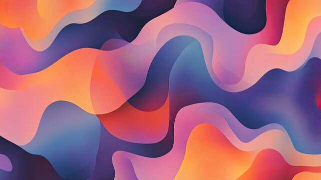 Abstract pattern with fluid, organic shapes and soft gradients of color.
