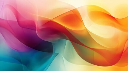 Wall Mural - Colorful visual abstract graphic. Vibrant and vivid. 4K resolution.