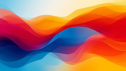 Wall Mural - Colorful visual abstract graphic. Vibrant and vivid. 4K resolution.