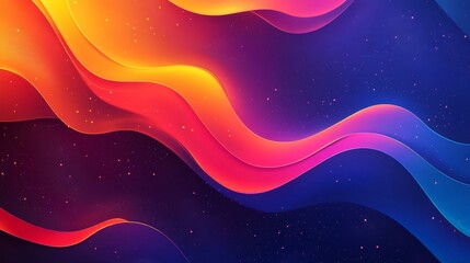 Wall Mural - Colorful visual abstract graphic. 4K resolution. Multicolor, vibrant and vivid.