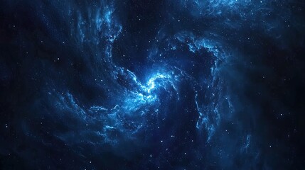 Wall Mural - Cosmic Nebula - A Celestial Dance of Light and Dark