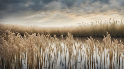 Canvas Print - reeds