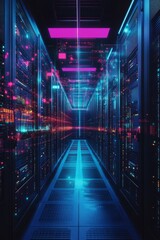 Wall Mural - illustration of data download 