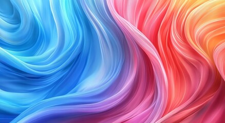 Canvas Print - Generated by AI, smooth gradient background for web development