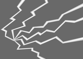 Aufkleber - Abstract background with irregular zigzag lines pattern