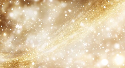 For a holiday celebration like Christmas or New Year, shiny white lights, silver particles and sprinkles. Wallpaper background for ads, gift wrapping and web design.