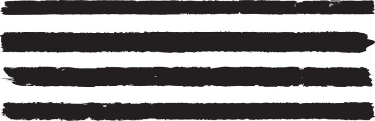 Fototapete - Stripes pack .Grunge Paint Roller set . Vector black stripes . Distressed banner . Black stripes with rough edges. paintbrush collection .Gradient brushes . Bulge lines . Distress textured strokes