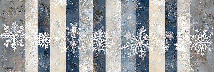 Snowflake grunge Christmas background