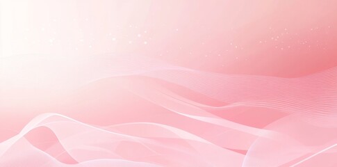 Poster - Pink beauty dynamic wallpaper with wave shapes. Template banner background for beauty products, sales, ads, pages, events, web, and others.