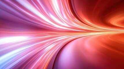 Aufkleber - Colorful abstract light trails on a dark background