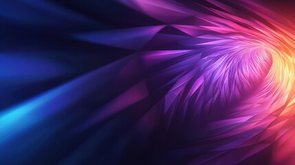 Poster - Colorful abstract swirl design, artistic background.