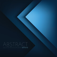 Poster - graphic geometric triangle overlap vector layer background for text and message design