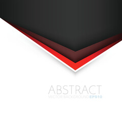 Poster - graphic geometric triangle overlap vector layer background for text and message design