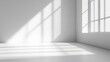 © novian - White Room with Window and Sunlight Casting Shadows