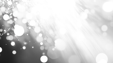Wall Mural - abstract white background with bright light and bokeh.