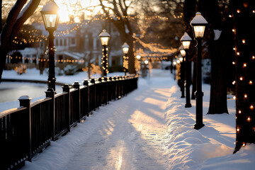 Wall Mural - Christmas Snow