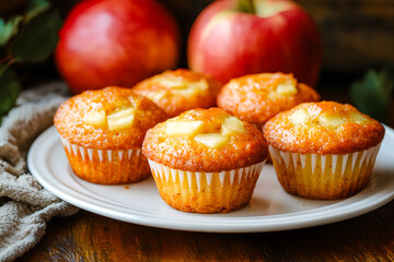 Canvas Print - Muffins aux pommes