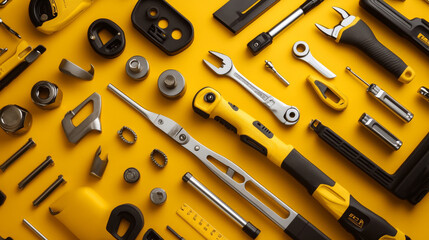 Focus on the quality and durability of the tools in the maintenance set. Highlight materials like stainless steel, ergonomic handles, and precision engineering to convey the setâ€™s reliability.