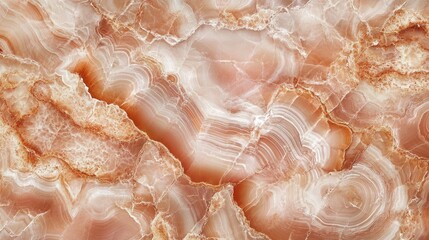 Aufkleber - Polished rose gold onyx marble design featuring natural veining