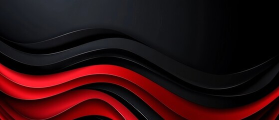 Wall Mural - abstract design featuring wavy lines and curve forms resembling waves