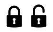 © ValGraphic - Locked and unlocked padlock icon