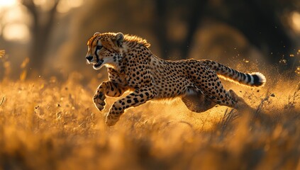 Poster - Cheetah in Motion