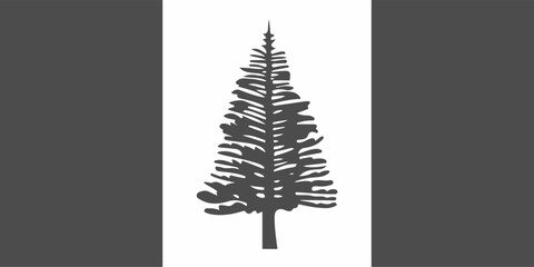 Norfolk Island flag original black and white