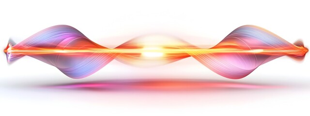 Poster - Detailed digital showcasing the intricate light wave dynamics within an optical gyroscope a critical component in various technological and scientific applications