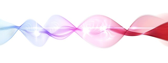 Poster - Detailed showcasing the light wave phenomenon within a tunable laser system isolated against a clean white background