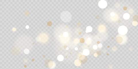 Poster - The dust sparks and golden stars shine with special light. Vector sparkles on a transparent background. . Stock royalty free vector illustration. PNG