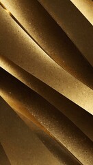 Abstract gold background with dynamic perspective.